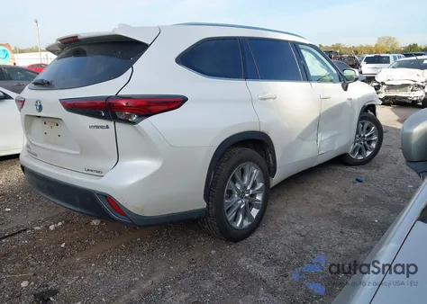 2021 Toyota Highlander Hybrid Limited z USA, uszkodzony, nr VIN 5TDYARAHXMS006576